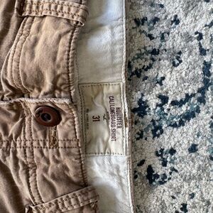 Hollister Brown Cargo Shorts